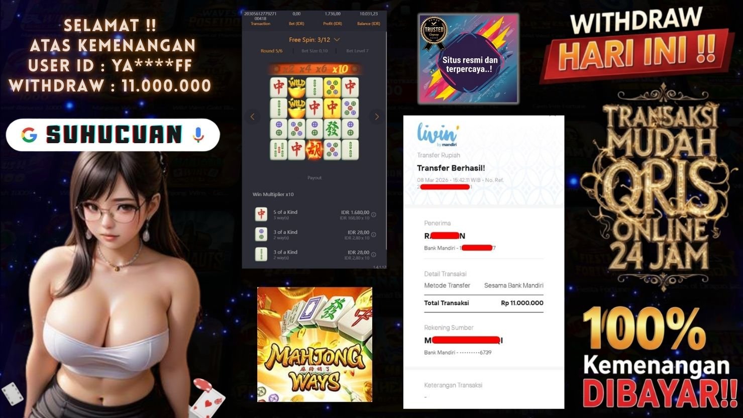 SUHUCUAN JACKPOT SLOT MAHJONG WAYS 